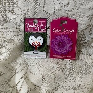 Interchangeable Badge Buttons